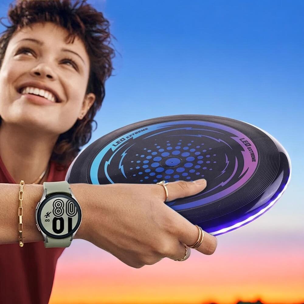 GlowDisc™ - Lysende Frisbee til Sjove Spil i Mørket!