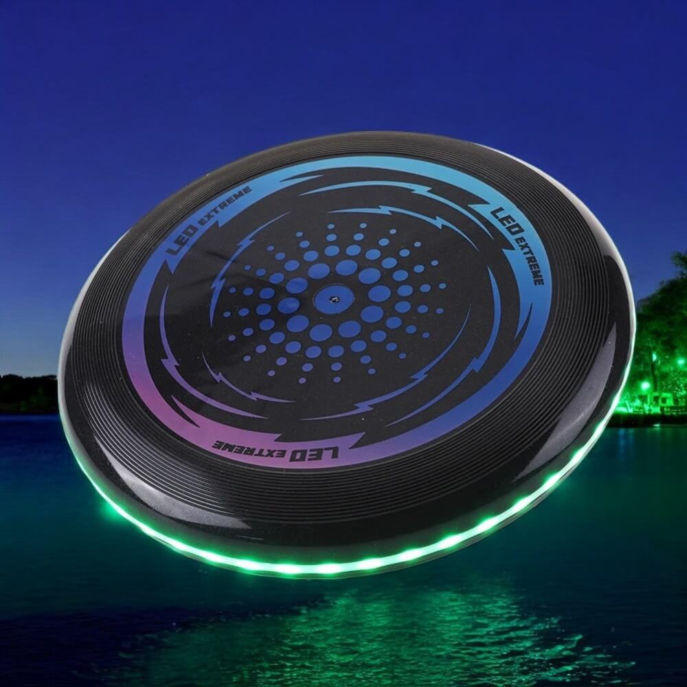 GlowDisc™ - Lysende Frisbee til Sjove Spil i Mørket!