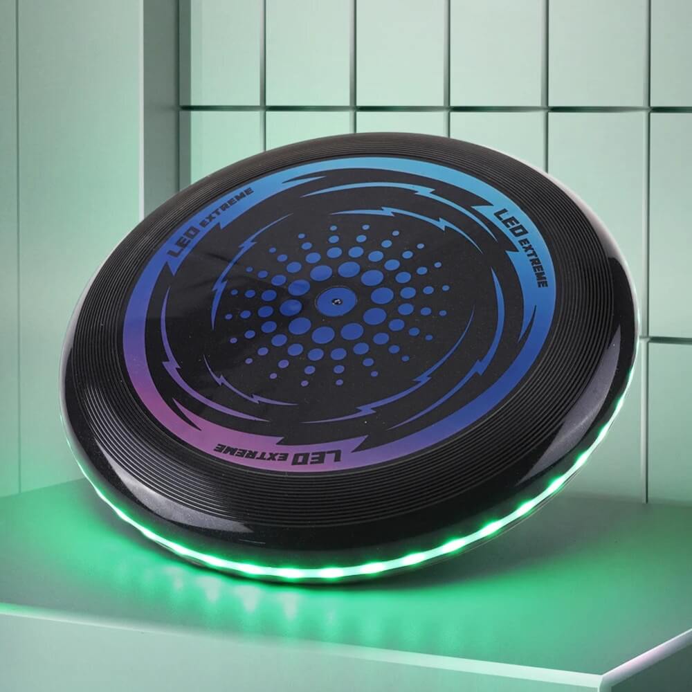 GlowDisc™ - Lysende Frisbee til Sjove Spil i Mørket!