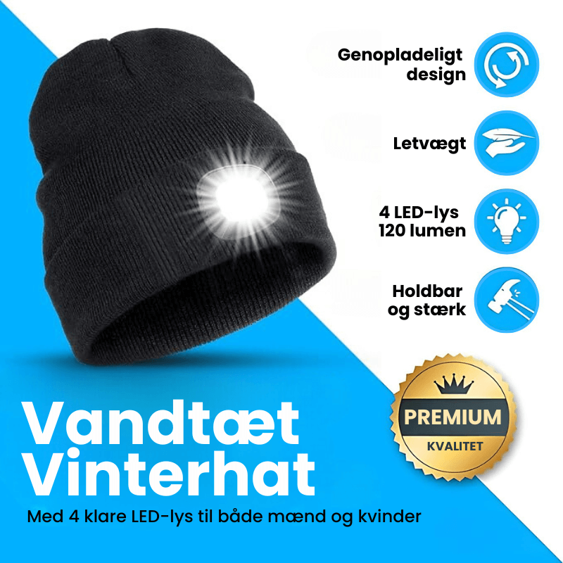 LED & Bluetooth-lue | Hold dig varm og lys denne vinter!