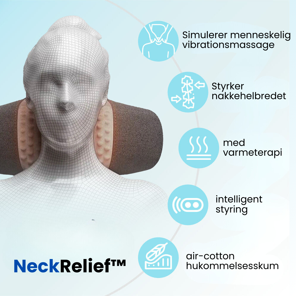 NeckRelief™ - Elektrisk Massagepude