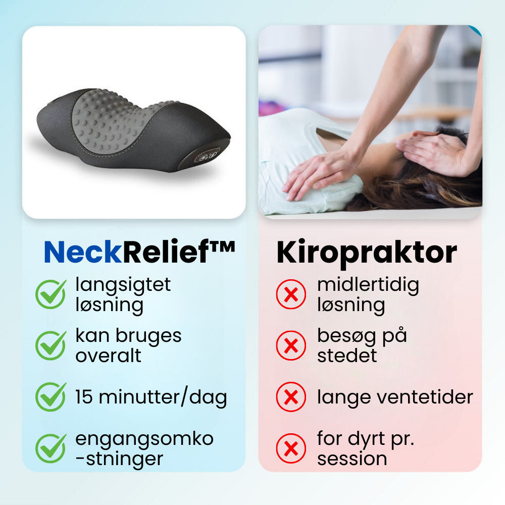 NeckRelief™ - Elektrisk Massagepude