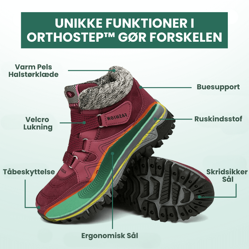 OrthoStep™ - Ortopædiske Vinter Sko