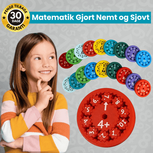 RegneHjul™ - Montessori Fidget Spinner til Interaktiv Læring