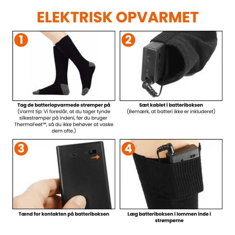 ThermaFeet™ - Elektrisk Opvarmede Strømper